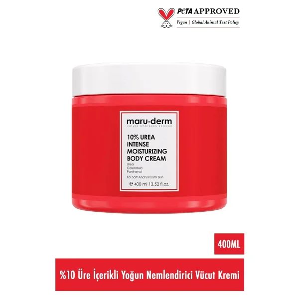 Maru.Derm %10 Urea Yoğun Nemlendirici Vücut Kremi 400 ml - Görsel 4