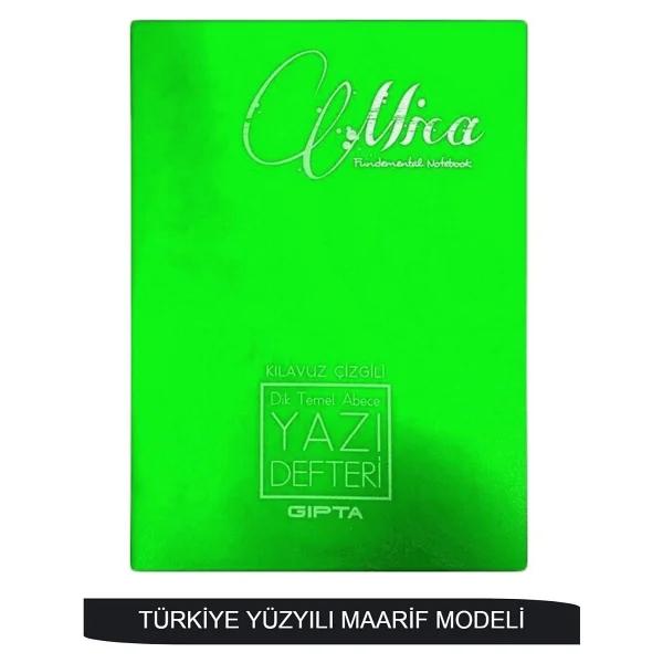 Gıpta Mica A5 40 Yaprak Plastik Kapak Dikişli Dik Temel Güzel Yazı Defteri(Maarif Modeli) - Görsel 2
