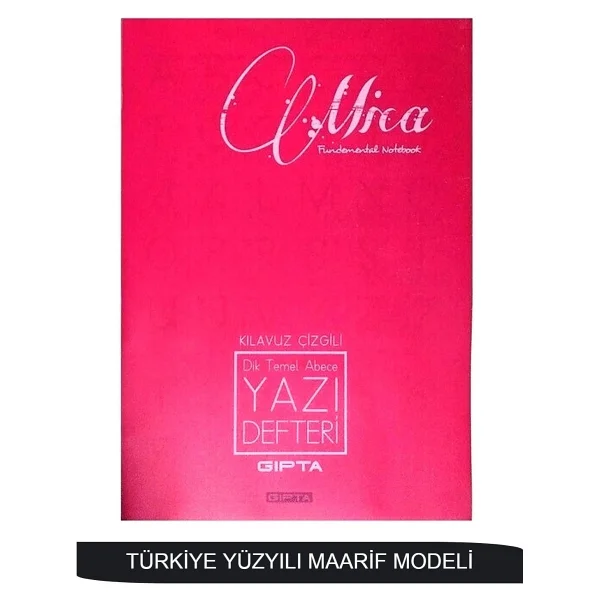 Gıpta Mica A5 40 Yaprak Plastik Kapak Dikişli Dik Temel Güzel Yazı Defteri(Maarif Modeli) - Görsel 3
