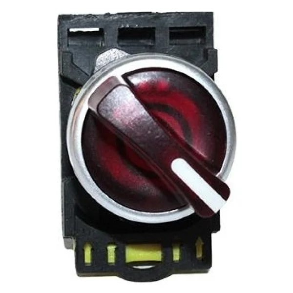 Eurowest EW-55-01XL 1NC Kırmızı LED Işıklı Kalıcı Mandal Buton (220V) (EW-55-01XL) - Görsel 2