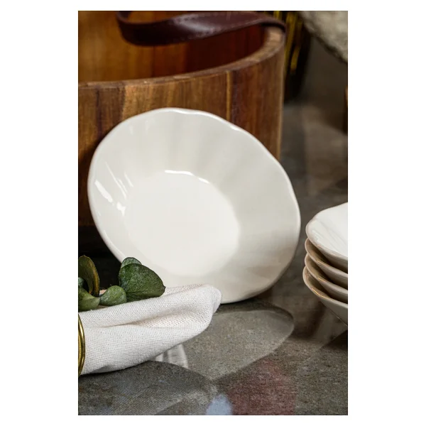 Heda Porselen Acem 11 cm 6'lı Porselen Çay Tabağı - Görsel 6