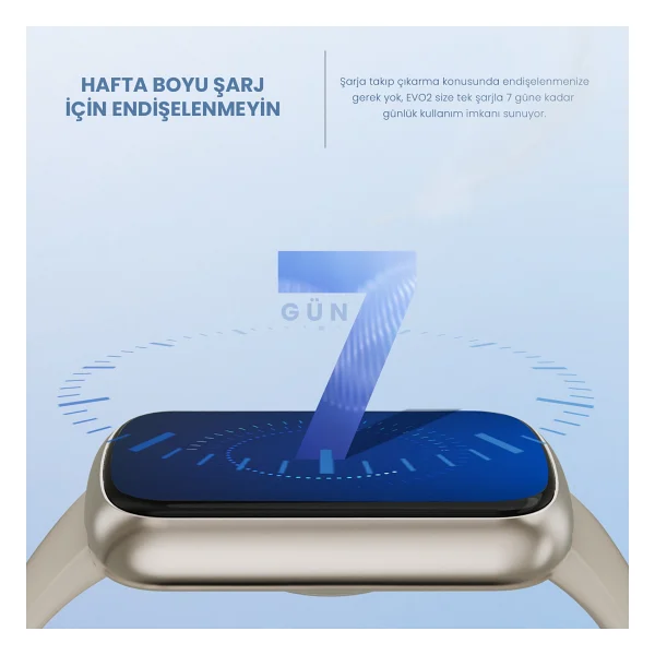 HiFuture EVO2 Krem Akıllı Bileklik - Görsel 7
