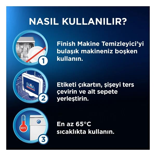 Finish 250 ml Bulaşık Makinesi Temizleyici - Görsel 5