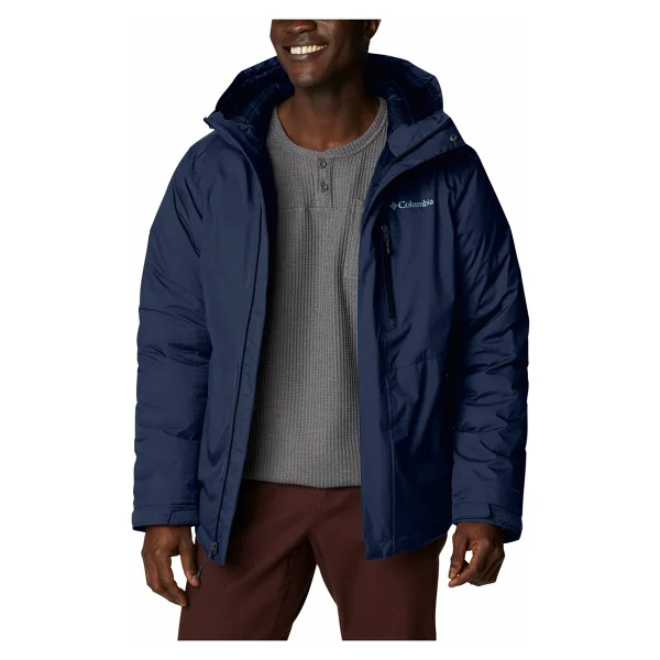 Columbia Oak Harbor II Insulated WM3085-681 Kapüşonlu Kırmızı Erkek Mont - Görsel 4