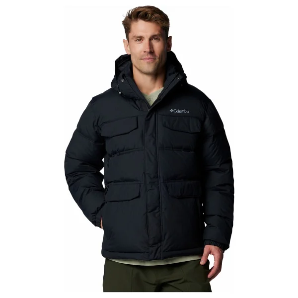 Columbia Landroamer Puffer WM4552-010 Kapüşonlu Siyah Erkek Şİşme Mont - Görsel 5