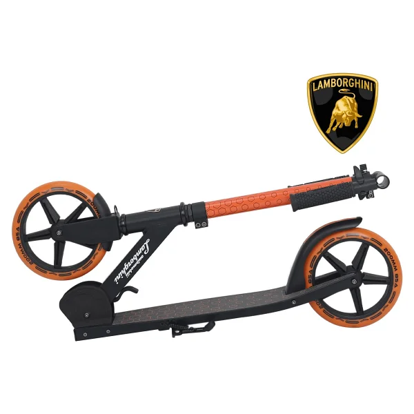 Lamborghini L6-200 Gri Katlanabilir 2 Tekerlekli Çocuk Scooter - Görsel 3