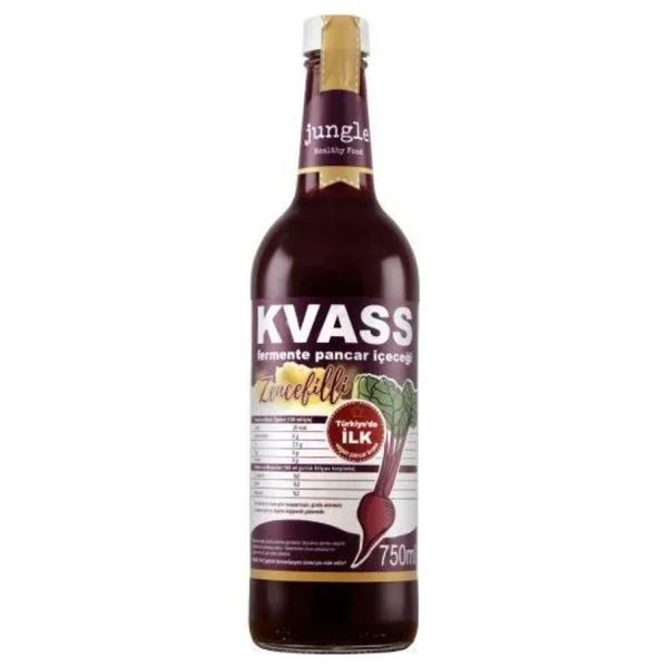 Jungle Healthy Food - Zencefilli Pancar Kvass 750 Ml. - Görsel 2