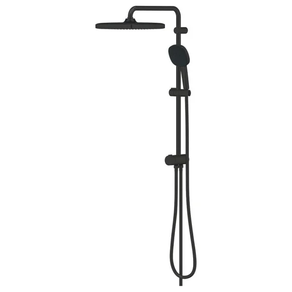 Grohe Tempesta System 250 Cube 269772431 Divertörlü Mat Siyah Duş Seti - Görsel 4