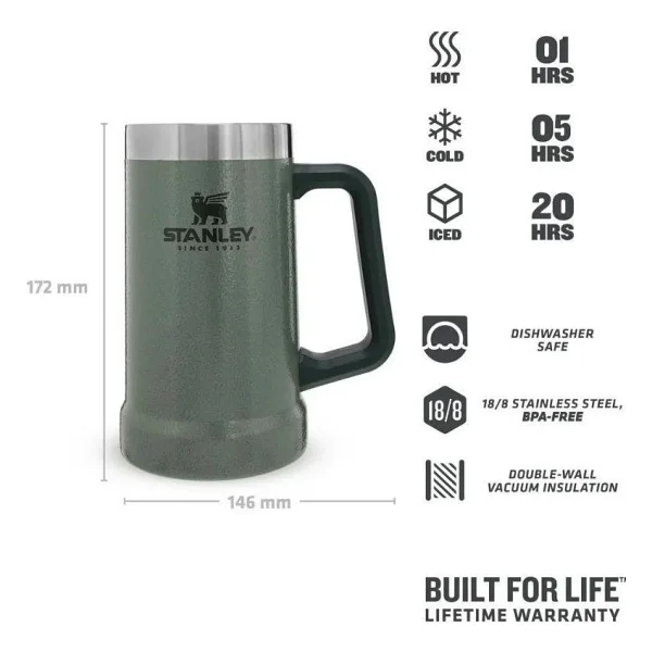 Stanley Adventure Vakumlu Kulplu 0.70 lt Termos Bardak - Görsel 5