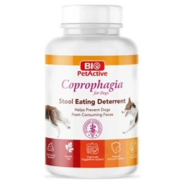 Bio PetActive Coprophagia Stool 60 Tablet Köpekler İçin Dışkı Yeme Önleyici - Görsel 3