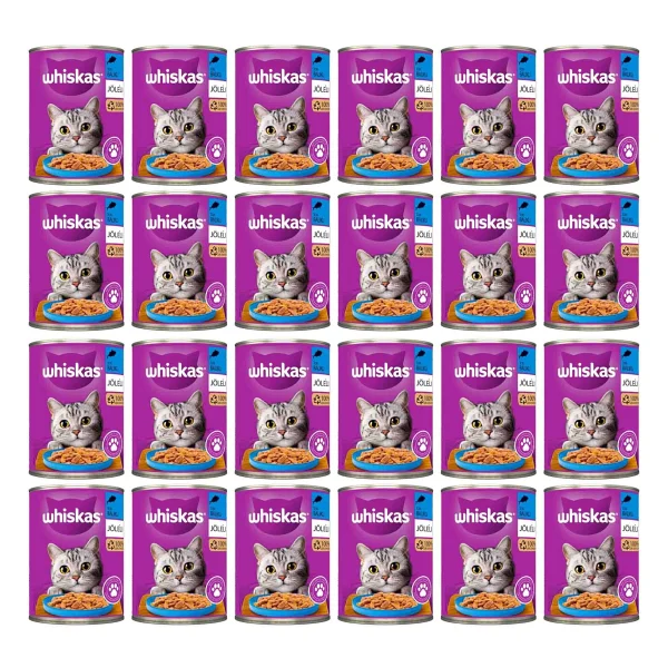 Whiskas Ton Balıklı 400 gr 24'lü Yetişkin Konserve Kedi Maması - Görsel 4