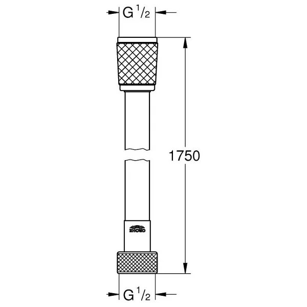 Grohe Relexaflex 28154002 175 cm Duş Hortumu - Görsel 2