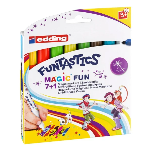 Edding 13 Funtastics Magic Fun 8'li Keçeli Kalem Seti - Görsel 3