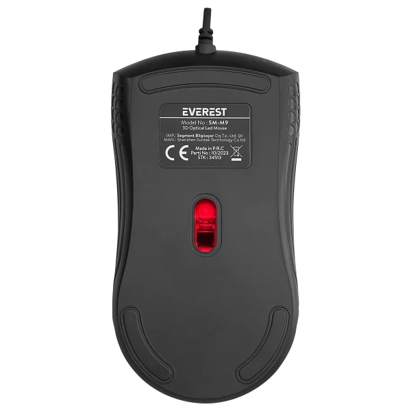 Everest SM-M9 Optik Kablolu Mouse - Görsel 3