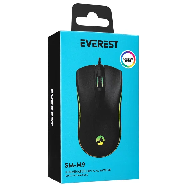 Everest SM-M9 Optik Kablolu Mouse - Görsel 7