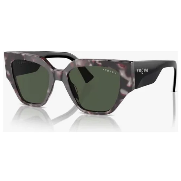 Vogue VO5409S 31499A Grey Tortoise-Dark Green Polarize Kadın Güneş Gözlüğü - Görsel 2
