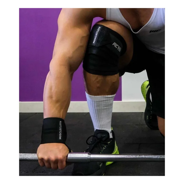 MuscleCloth Pro Knee Wraps Dizlik - Görsel 4