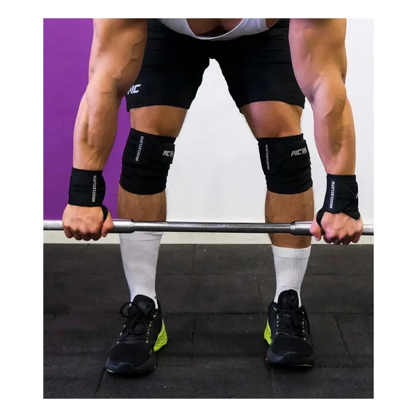 MuscleCloth Pro Knee Wraps Dizlik - Görsel 5