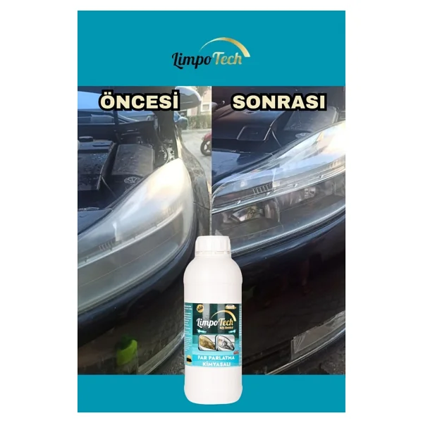 Far Temizleme Seti Buharli Far Temizleme Seti Far Parlatma Seti Oto Far Temizleyici 250 Ml - Görsel 2