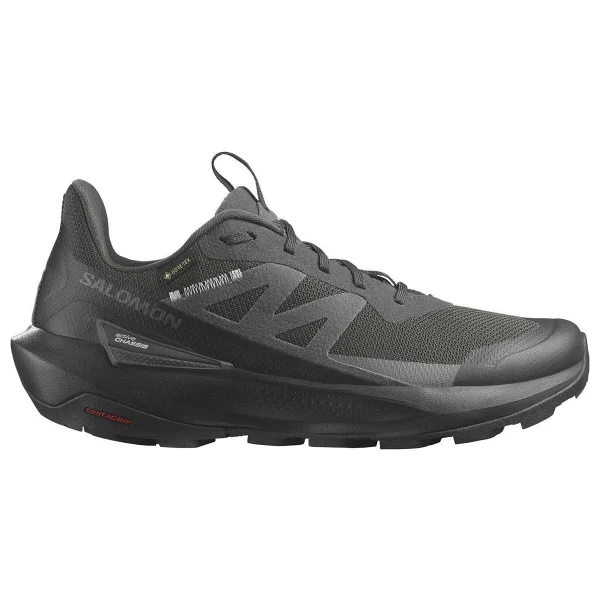 Salomon Elixir Gore-Tex L47295700 Siyah-Gri Erkek Outdoor Ayakkabı - Görsel 4