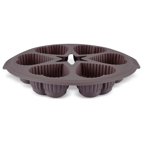 Crick Crack Harmony 6'lı Kalpli Silikon Muffin Kalıbı - Görsel 2