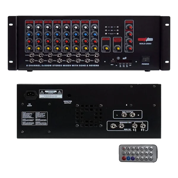 Lastvoice Gold-2550 2x500 W Hat Trafolu Amfili Mikser - Görsel 2