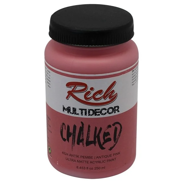 Rich Multi Decor Chalked Ultra Mat 250 cc 4546 Retro Mavi Akrilik Boya - Görsel 4