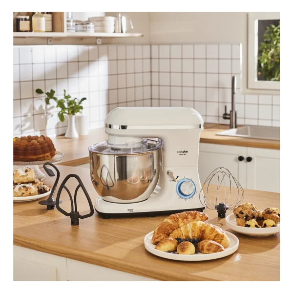 Cookplus Chefcrafter 1900 W 7 lt Porcelain White Stand Mikser - Görsel 5