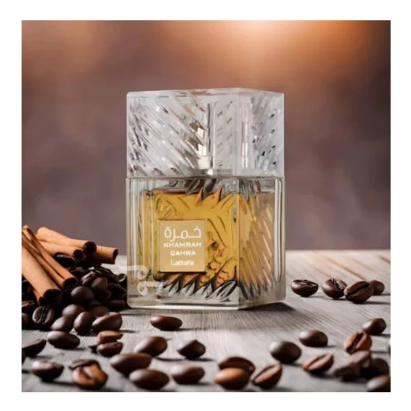 Lattafa Khamrah Qahwa EDP 100 ml Parfüm - Görsel 9
