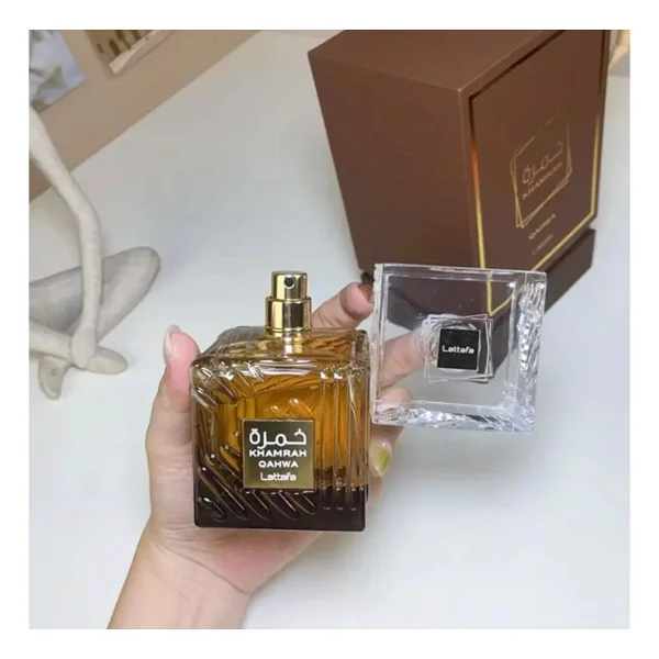 Lattafa Khamrah Qahwa EDP 100 ml Parfüm - Görsel 10