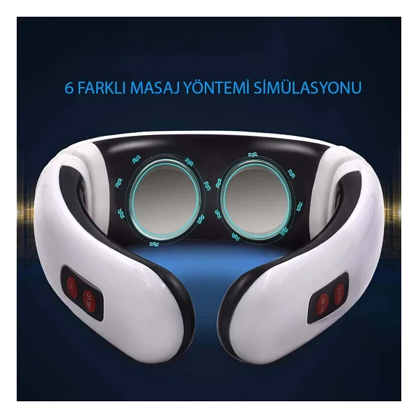 Hymark Servikal Masaj Boyun Omuz Usb Şarjlı Masaj Aleti Fizik - Görsel 3