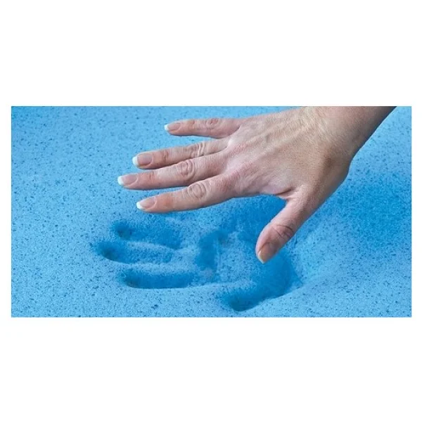 Heyner Yatak Koruyucu Visco Yatak Pedi & Yatak Şiltesi Lastikli 5 cm - Beyaz - Gri - 130 x 190 cm - Görsel 3