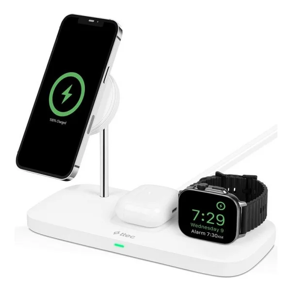 Ttec AirCharger Trio Up 2KS32B 3in1 MagSafe Kablosuz Hızlı Şarj Aleti - Görsel 6