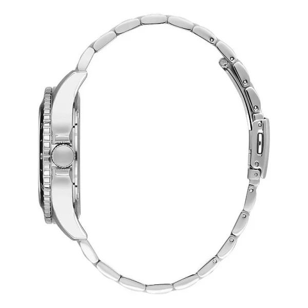 Daniel Klein DK.1.13818-1 Submarine Tasarım Sabit Bezel Suya Dayanıklı Çelik Kaplama Metalik Renk Erkek Kol Saati - Metalik Gri - Görsel 2