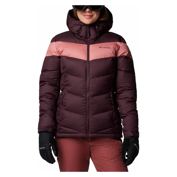 Columbia Abbott Peak II Insulated WK7789-607 Bordo Kadın Kayak Montu - Görsel 10