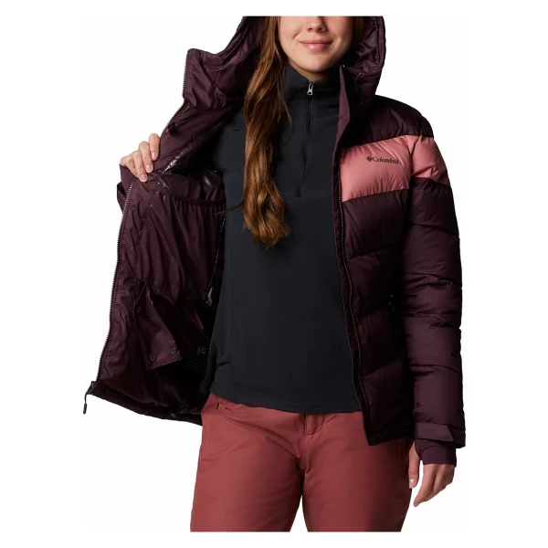 Columbia Abbott Peak II Insulated WK7789-607 Bordo Kadın Kayak Montu - Görsel 4