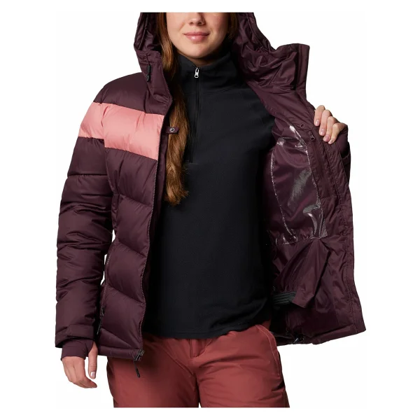 Columbia Abbott Peak II Insulated WK7789-607 Bordo Kadın Kayak Montu - Görsel 5