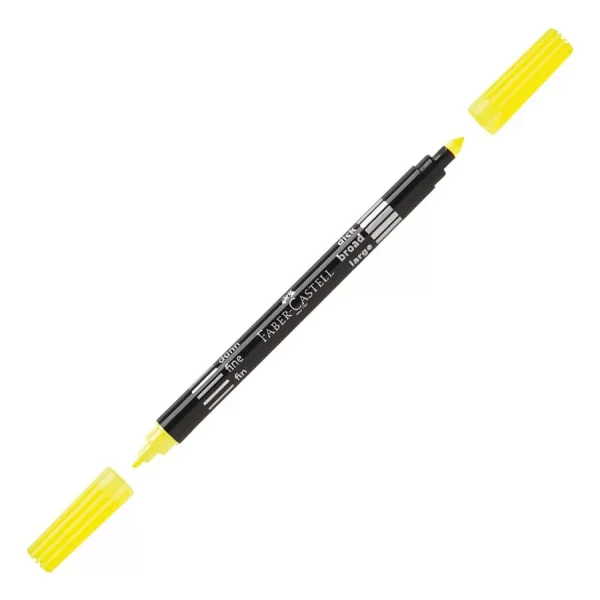 Faber-Castell Çift Taraflı Neon 10'lu Keçeli Kalem Seti - Görsel 6