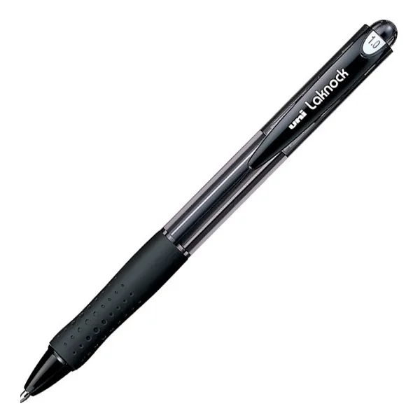 Uni-Ball SN-100 Laknock Micro 1.0 mm Siyah Tükenmez Kalem - Görsel 8