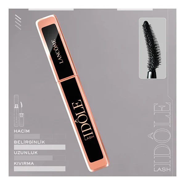 Lancome Lash Idole Hacim Veren Siyah Maskara - Görsel 5