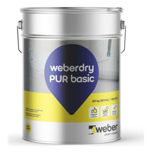 Weber Weberdry Pur Basic 25 kg Poliüretan Su Yalıtımı - Görsel 3