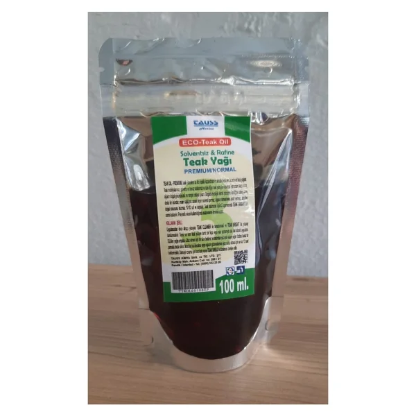 Taus Marine Eco-Teak Oıl / Premıum Normal (Solventsiz Natürel Tik YAĞI)100ML ve uygulama süngeri - Görsel 6