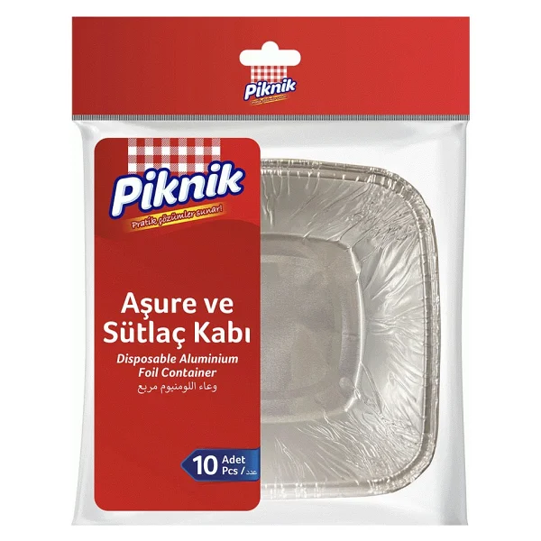 Piknik Aşure ve Sütlaç Kabı 10'lu - Görsel 2