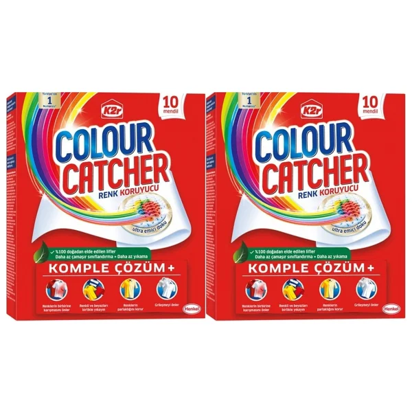 K2R Colour Catcher Renk Koruyucu Mendil 20 'li Set (2pkx10) - 10 Adet - Görsel 4