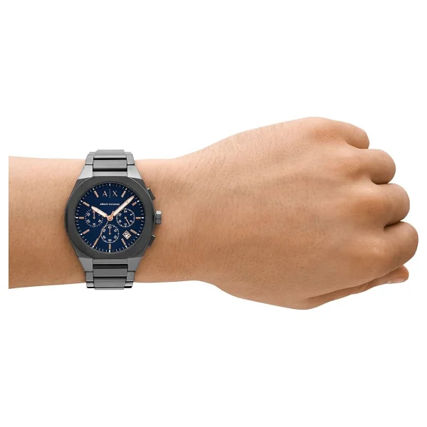 Armani Exchange Rafael AX41 Çelik Kordon Erkek Kol Saati - Görsel 5