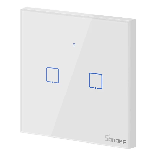 Sonoff T0-EU-2C 2 Kanallı Wi-Fi Akıllı Anahtar - Görsel 3