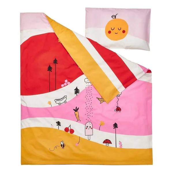 IKEA Bebek Nevresim Takımı, Çok Renkli, 110x125/35x55 cm - Görsel 3
