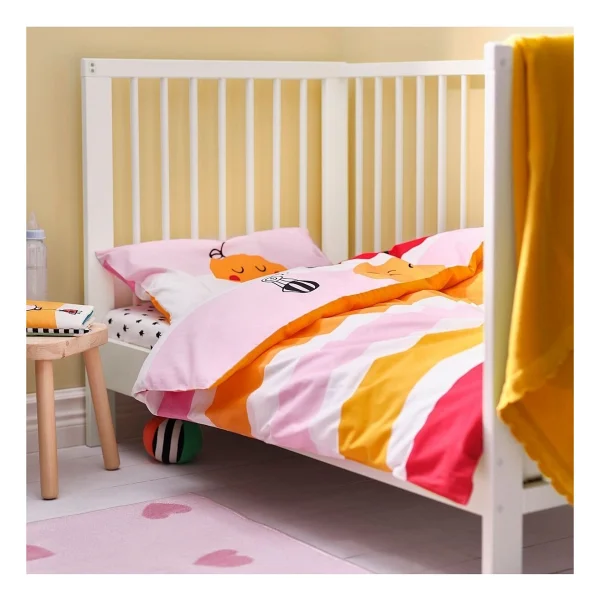 IKEA Bebek Nevresim Takımı, Çok Renkli, 110x125/35x55 cm - Görsel 5