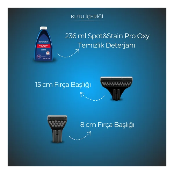 Bissell SpotClean C3 340 W Koltuk ve Halı Yıkama Makinesi - Görsel 4