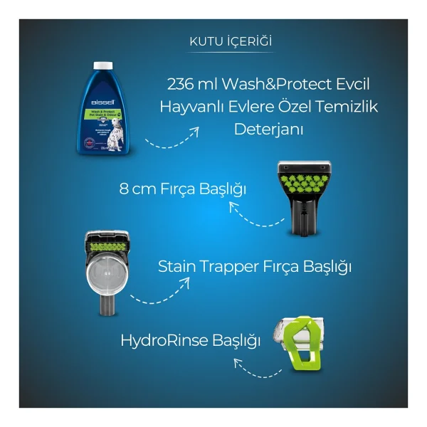 Bissell Spotclean Pet Pro Plus 37252 Koltuk ve Halı Yıkama Makinesi - Görsel 4